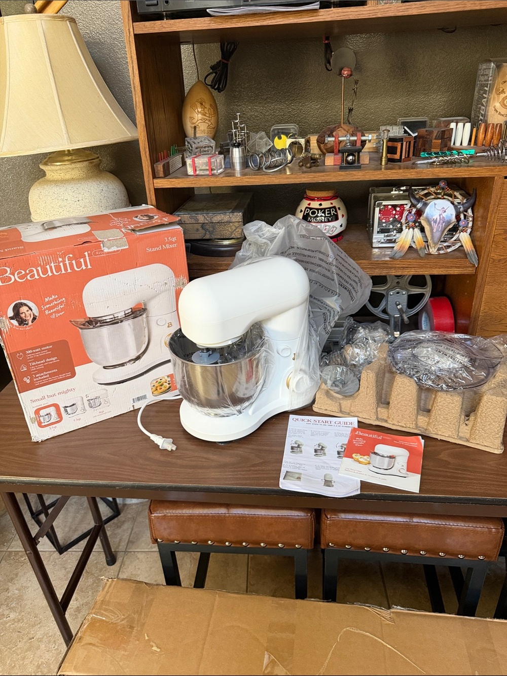 NIB Beautiful Stand Mixer with Stainless steel Bowl by Drew
